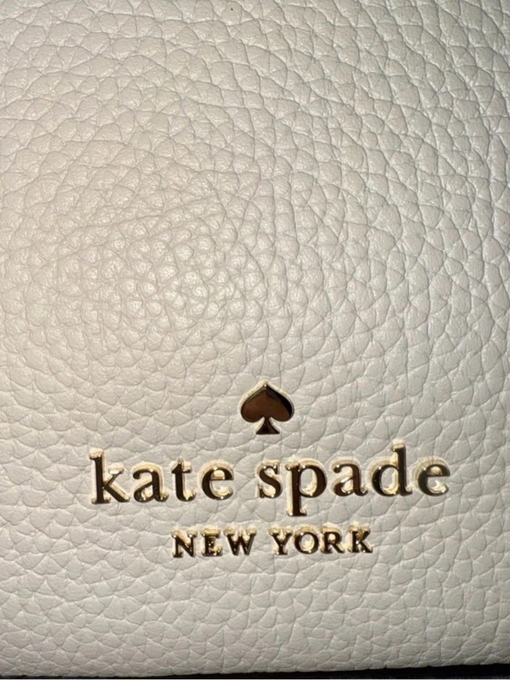 kate spade Cream Crescent Shoulder Bag
